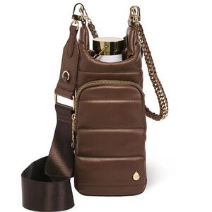 NWT Wanderfull Brown Vegan Leather Hydro Bag with additional 23 1/2 Inch Strap